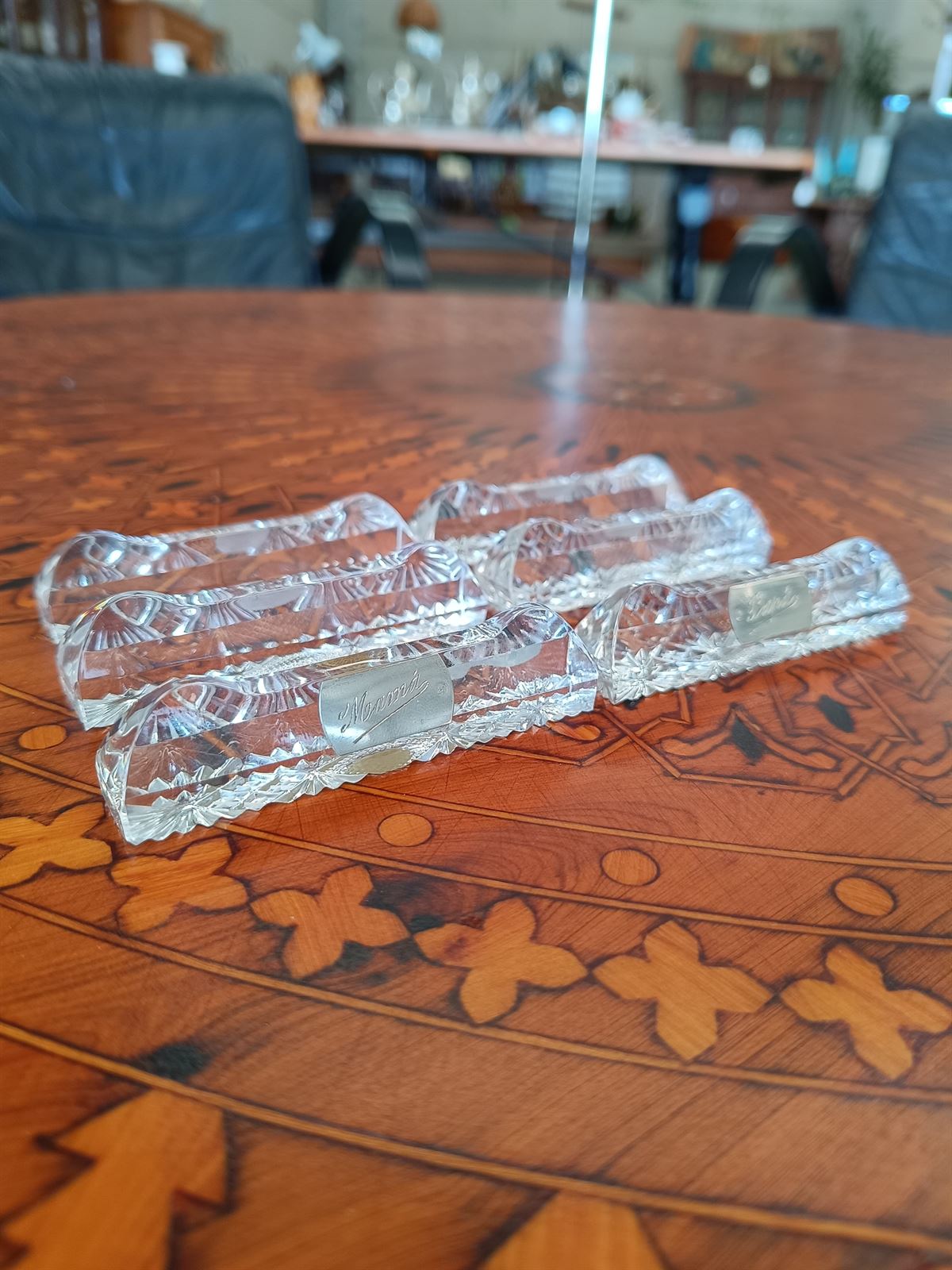Posa Cubiertos cristal y plata - Imagen 8