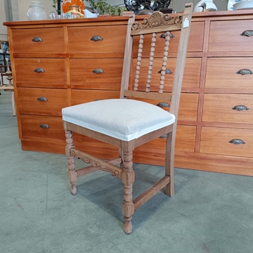Silla antigua en madera de roble - Imagen 1