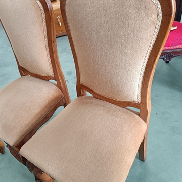 Silla butaca en madera de castaño - Imagen 2