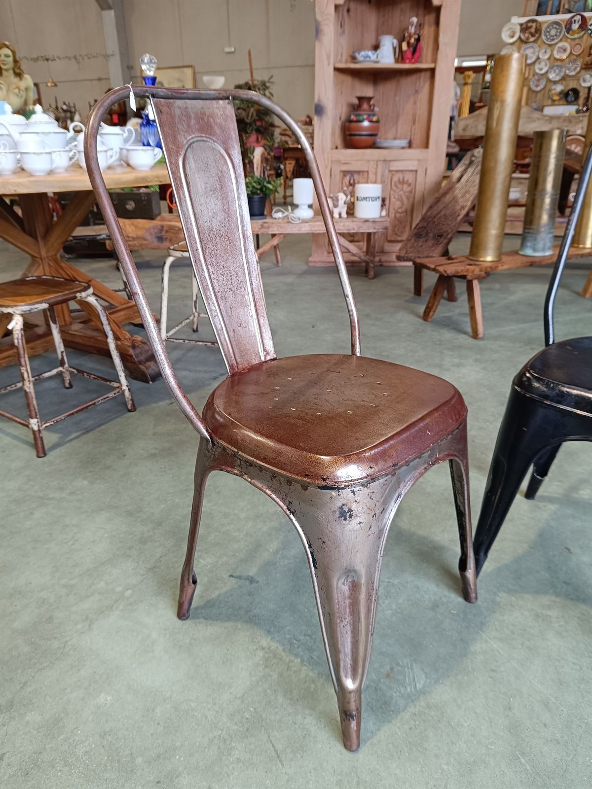 Silla industrial estilo Tolix - Imagen 2