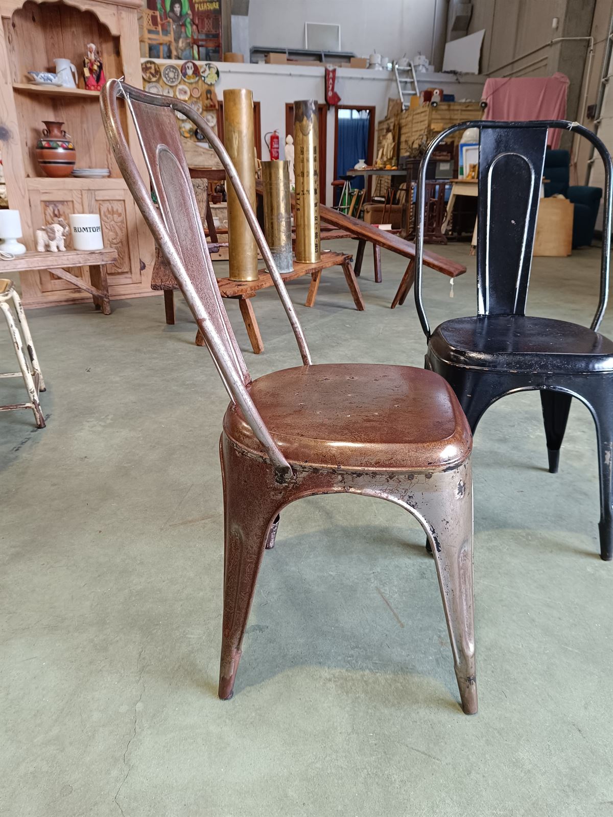 Silla industrial estilo Tolix - Imagen 6