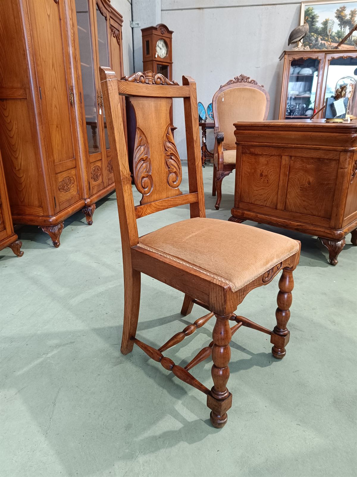 Silla madera de castaño - Imagen 1