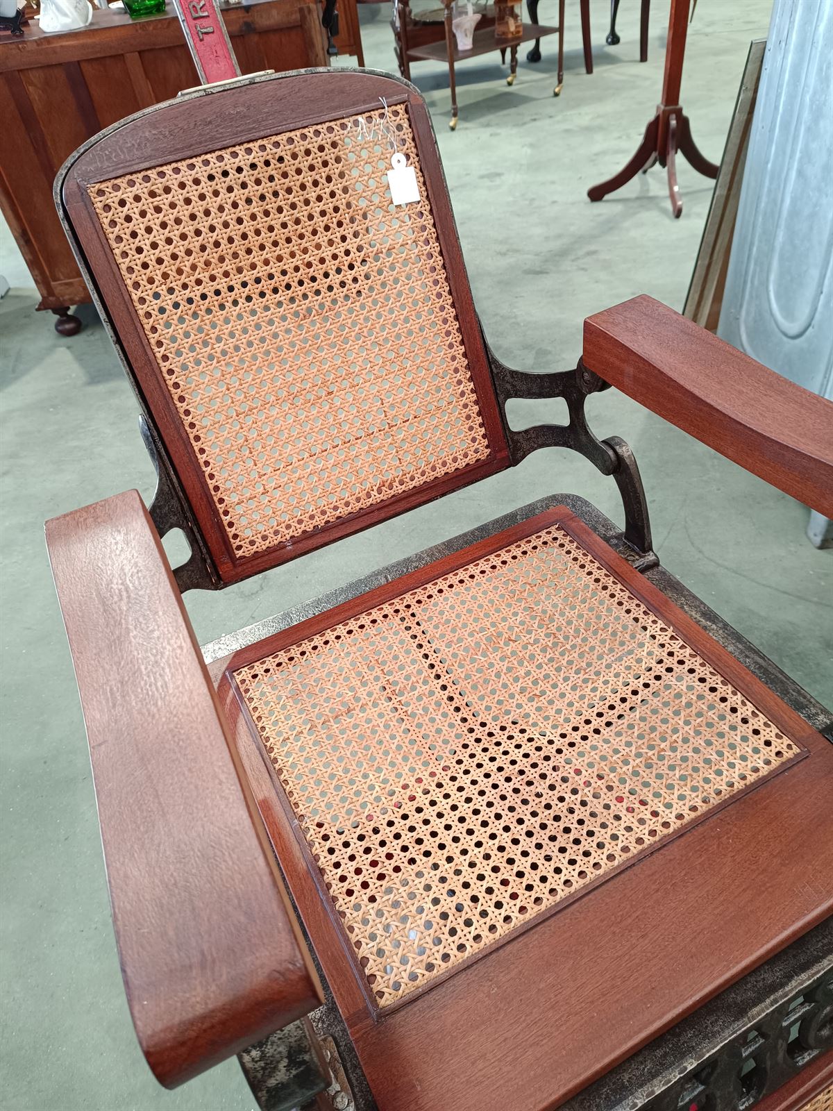 Sillón de barbero antiguo 1910 - Imagen 5