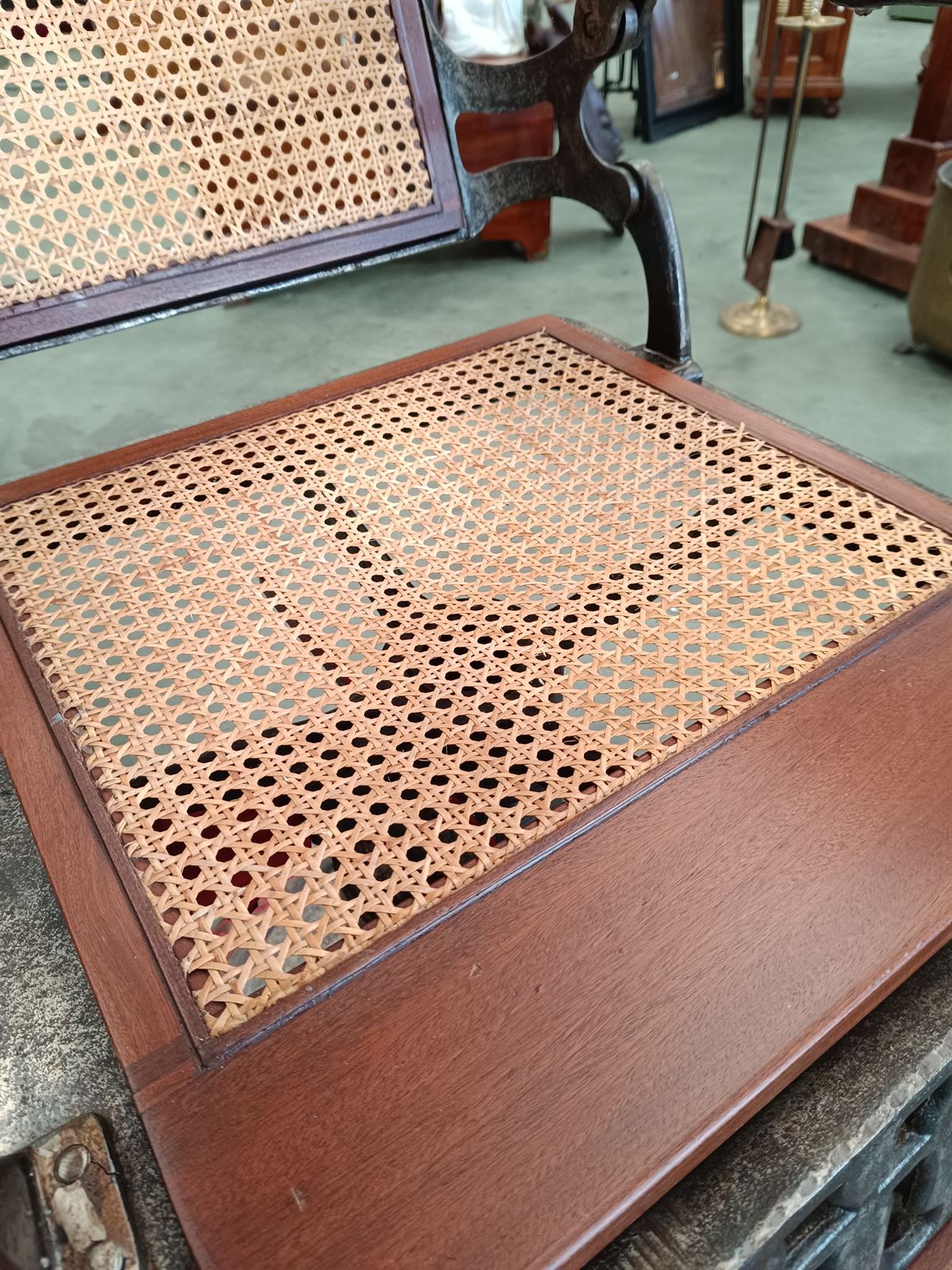 Sillón de barbero antiguo 1910 - Imagen 7