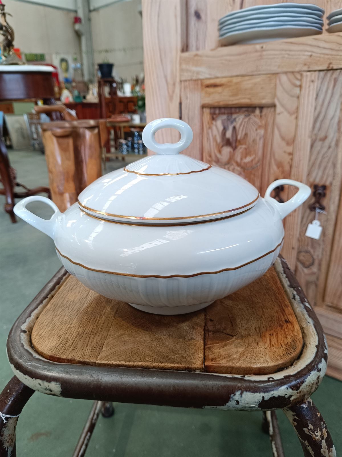 Sopera de porcelana Irabia Versalles - Imagen 1