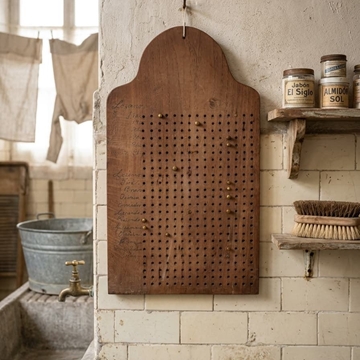 Tabla marcador antiguo de madera - Imagen 1