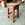 Taburete rústico antiguo de madera - Imagen 1