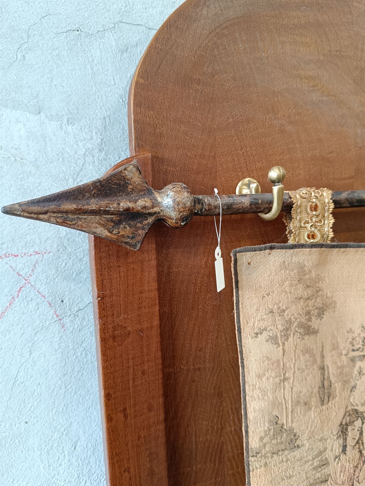 Tapiz antiguo Niñas con Perros - Imagen 4