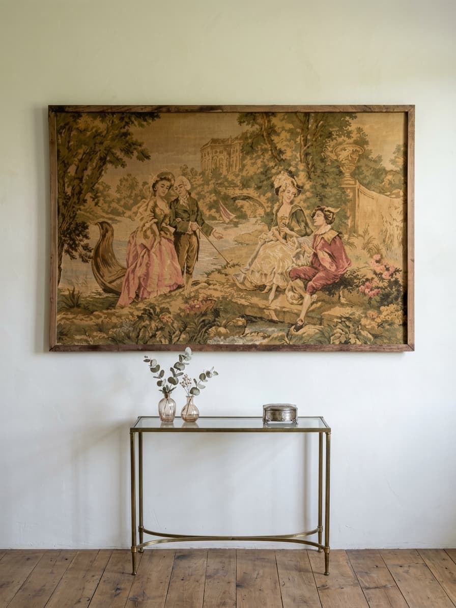 Tapiz romántico antiguo - Imagen 1