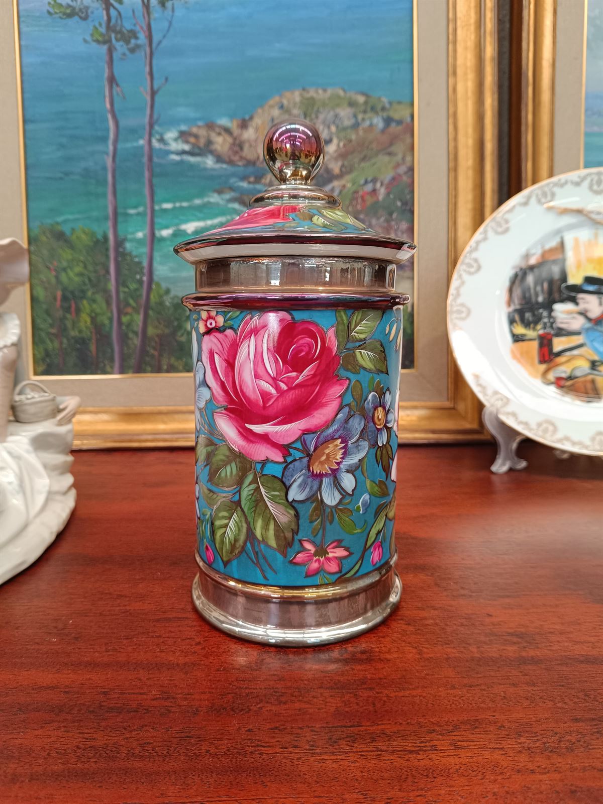 Tarro de flores cerámica Bohemia - Imagen 1