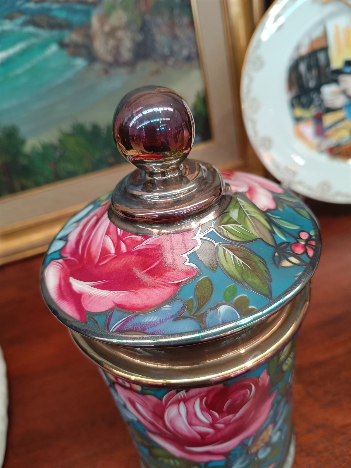 Tarro de flores cerámica Bohemia - Imagen 2