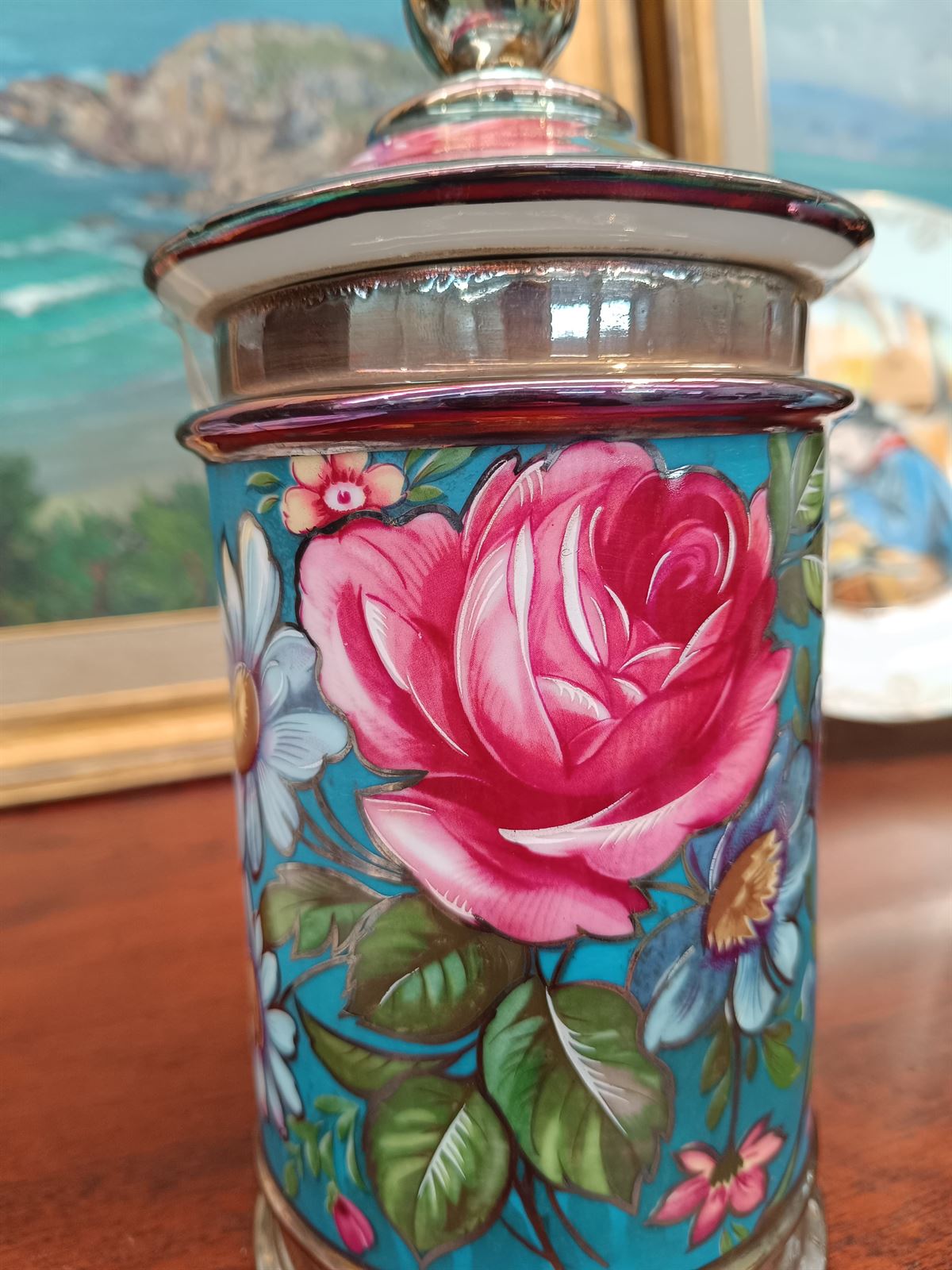 Tarro de flores cerámica Bohemia - Imagen 3